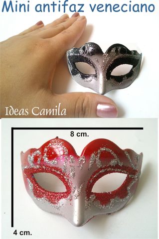 modelo 10
Mini Antifaz decorativo no tiene sujetador el material es plástico con diamantina