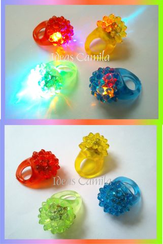 El material es suave luces de colores